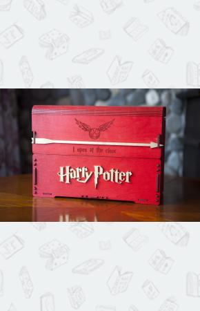 Деревянный сундук Гарри Поттер (красный)