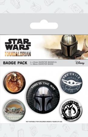 Набор значков Star Wars: The Mandalorian (This Is The Way)