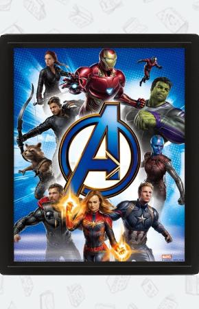 3D постер Avengers: Endgame (To Action)