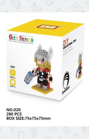 Конструктор из наноблоков Тор с секирой