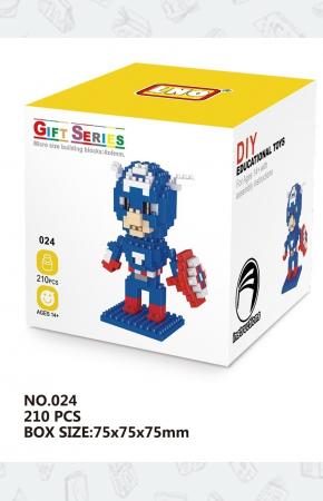 Конструктор из наноблоков Капитан Америка