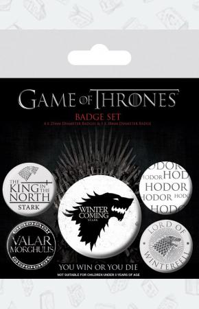 Набор значков Game of Thrones