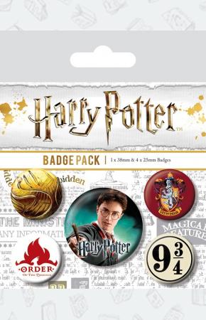 Набор значков Harry Potter (Gryffindor)