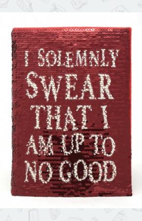 Записная книжка А5 с эффектом 3D Harry Potter (Marauders Map) Sequin Flip