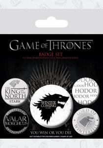 Набор значков Game of Thrones Набор значков Game of Thrones